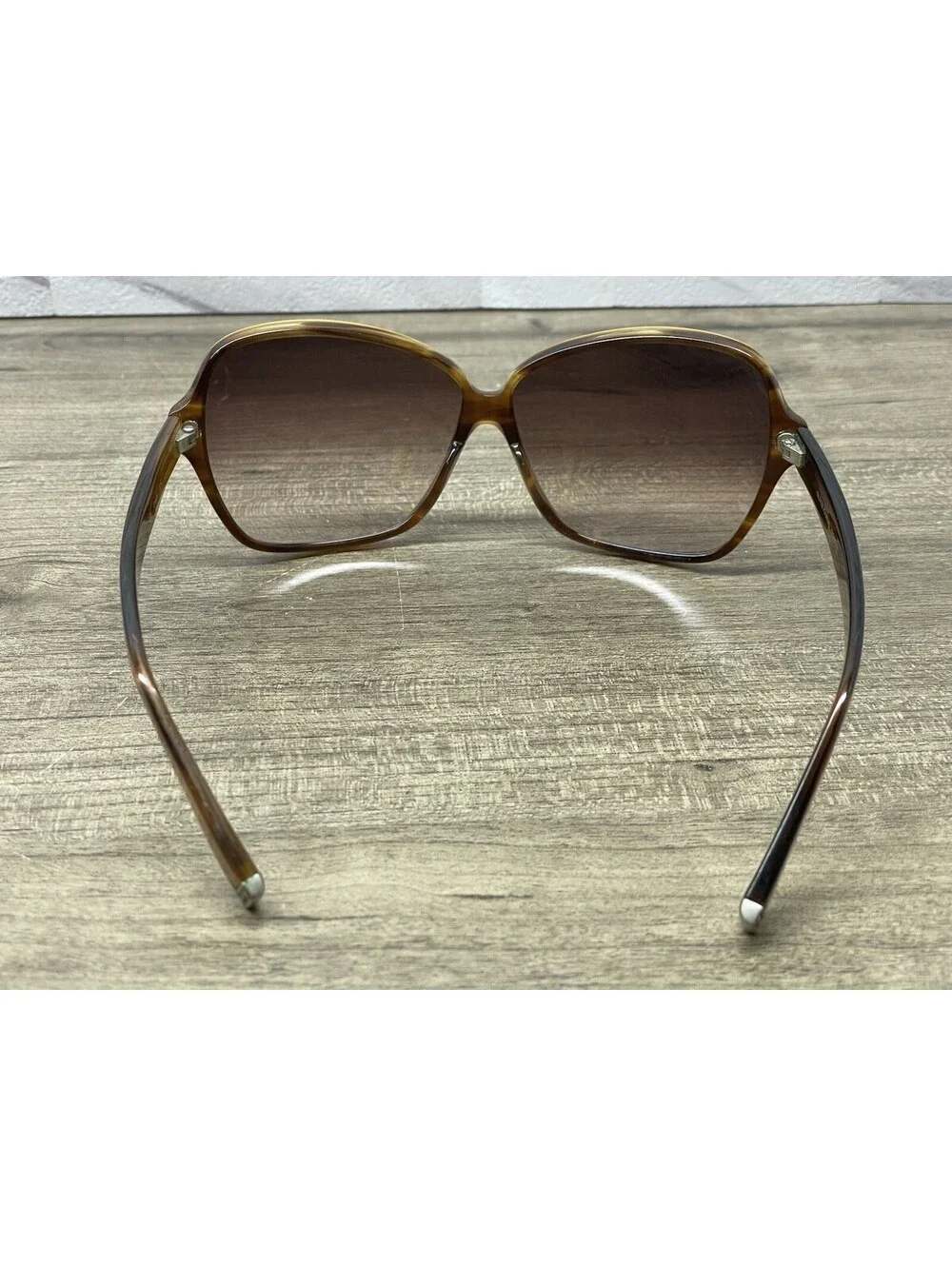 OLIVER PEOPLES CRAVE SYC 64[]11-135 OVERSIZED BROWN SUNGLASSES JAPAN FRAME ONLY